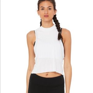 NWT ALO Yoga Cool Elements Tank White Small